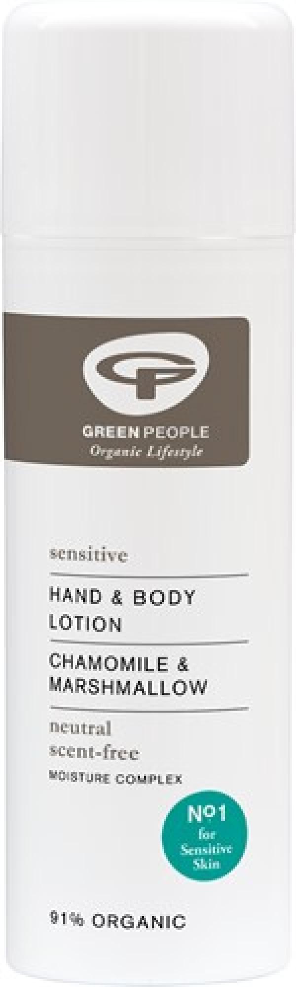 green people parfumvrije hand body lotion